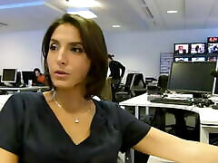 Aziza Wassef, the Sexy Egyptian journalist jerk off challenge