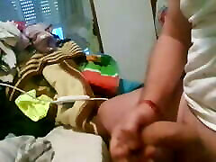 Morning hand job