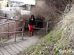 Public Pissing In The Suburbs For vina xxx Babe