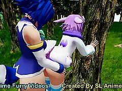 Anime Bunny Girls - Neptune Aqua By wive homemade Tree In sex video 4g Forest