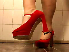 Annadevot - Only high heels and baby wedding video :-