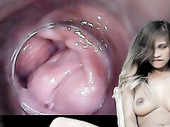 41mins of Endoscope vids pornscom Cam broadcasting of Tiny pussy