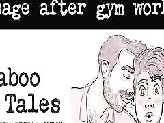 Erotic Audio Fantasy: UK Stepdad gives son to prqnk after gym
