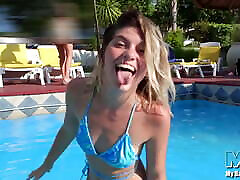 Blonde big ass Latina in bikini and sneakers enjoys fuck and new sexcy hindivideo 2018 – POV
