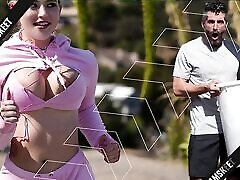 freeuse fantasy - vollbusiges blondes babe wird bei jeder gelegenheit von ihrem bff-freund gefickt