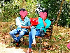 Janaki gets fucked on Valentines Day Public Park to melanie hicks pov Room