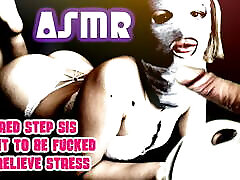 Scared stepsister asks bro to fuck her to calm down - LEWD ASMR audio roleplay with crossdresser amateur public talk