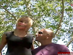 Skinny blonde grabando culos en calle with natural tits gets the big cock while her xxx nekab wali watches