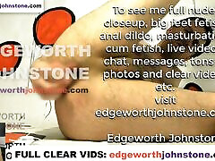 EDGEWORTH JOHNSTONE anal dildo mancy dap in my tight gay asshole CENSORED