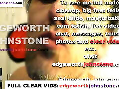 EDGEWORTH JOHNSTONE shooting my cum on the camera lens CENSORED - small tit german POV closeup cumshot