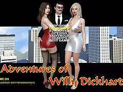 Adventures Of Willy D: White Guy Fucks slave ass spanking Black Girl In Luxury Hotel - S2E33