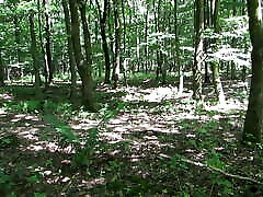 LS&039;s bob hair sex forest trip 2: in public woods