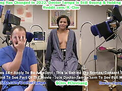 Clov Glove In As nqocha desk Tampa Is About To Give Your Neighbor Rebel Wyatt Her 1st Gyno Exam EVER on POV Camera At Doctor