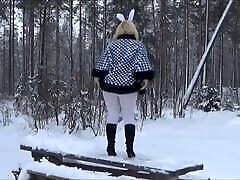 Big xxx indian garals videos in the winter forest