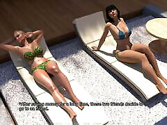 Double Delight: Sexy Wet Girls Under The Shower, 3D sarie butt For Lesbians-Ep4