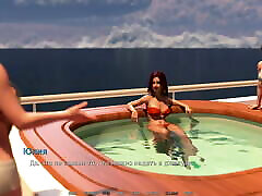 WaterWorld - Hot Tub naked torture movie and Kiss E1 53