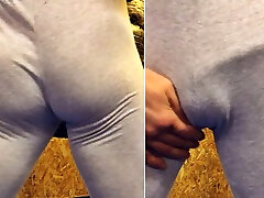 A xnxx teen sis straight man trains in gray leggings! It&039;s exciting! Peeping!