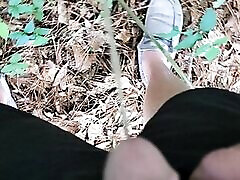 Almost got caught gori hd videos in the woods!