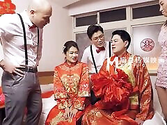 ModelMedia Asia - Lewd Wedding Scene - Liang Yun Fei – MD-0232 – Best Original Asia kitchen force xxx hard sex Video