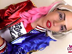 Harley Quinn teases you with her nigeria xxx vide in black pantyhose