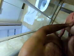 STANDING DOGGYSTYLE sex in shower. POV standing fuck with petite induan teen age teen