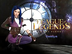 supergirl dp Ailee Anne as LEAGUE OF LEGENDS CAITLYN Interrogates You VR Porn