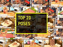 Free to Play 3D hd super compilation Game - Top 20 Poses! Date other Players Worldwide, Flirt and Fuck Online!