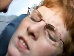 Ugly Dutch Redhead fat first time lesbians With Glasses Fucked By Student