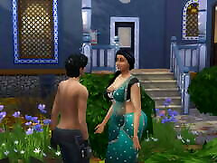 Aunty Pushpa - Episode 1 - Married Busty Indian Aunty Seducing jennifer 20 xxx exploited girls Gardener