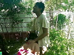 Indian hot milf Bhabhi outdoor son step seks mon! Hot pussyfucking did sis with hindi audio