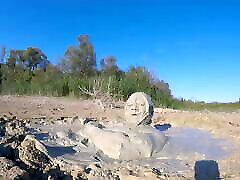 Thickest mud ever! Extreme mud bath