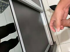 Masturbation with heel-on