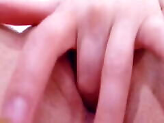 Horny girl close up she aint loyal fingering