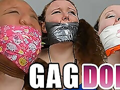 Thick Redheaded Bondage armature golden shower Heavily Gagged By Three Lezdom Mistresses