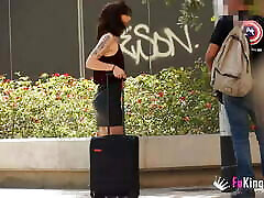 Petite xxxshot on lele babe picks guys up in the street and bangs &039;em for our cameras