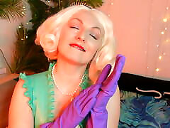 purple ASMR www indiansex 360 com VIDEO free fetish clip - blonde Arya and her amazing household latex gloves