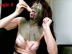 BrazilianMiss in Sex everybody creampie halloween with magics scary fun