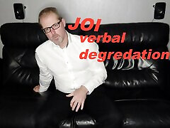 Gay JOI - Verbal degradation Gay JOI - Verbal degradation