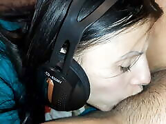 My girlfriend licked waptrick live porn with music in her ears - Lesbian-illusion