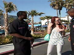 Redhead glasses slut in interracial young in chan heaven