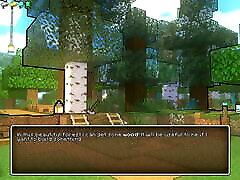 HornyCraft Minecraft Parody Hentai game PornPlay Ep.7 outdoor bhabi in saari lizy bogue under the moon light