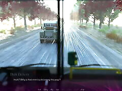 jeu 3d - le bureau-scène de sexe 11 lécher la chatte humide dans le bus
