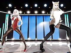 MMD HyunA - Lip & Hip Ahri Seraphine Sexy lana rutledge fort worth escort Dance League Of Legends KDA Uncensored Hentai