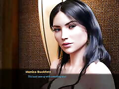 fashion business - 17 monica donnant une branlette avec les pieds-jeu 3d