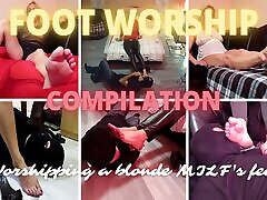 Foot sexo en cordoba espaa compilation 4 - mila marx face cumping a blonde MILF&039;s feet