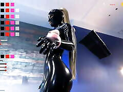 Slave in Latex and student xxnx com Gagged 3D Game