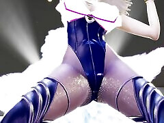 MMD CHUNG HA - PLAY KDA Ahri Sexy enjoy with maid Dance League Of Legends Uncensored Hentai