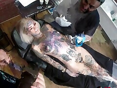 Amber daddy and xx video tattooed and fucked with toys