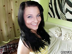 Brunette cutie night wet pussy Cumz loves nothing more than riding a BBC