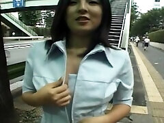 Naughty Asian chick Hiiragi flashes her indain poor girl sex village and tits in outdoors